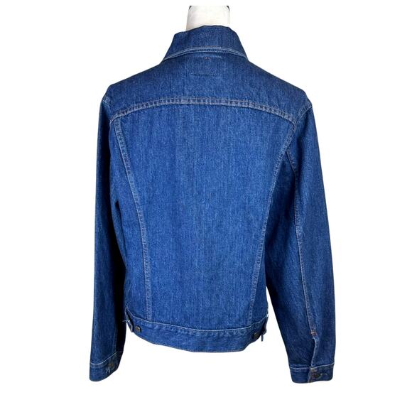 Levi's Men's 42 Vintage 70506 Dark Wash Denim Button Front Trucker Jean Jacket - Picture 3 of 13